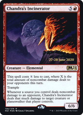 Chandra's Incinerator (PRE-136S) - Core Set 2021 Promos Foil