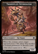 Thornplate Intimidator (BLB-016) - Bloomburrow Tokens