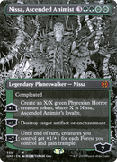 Nissa, Ascended Animist (ONE-339) - Phyrexia: All Will Be One: (Showcase) (Borderless) Foil