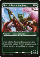 Heir of the Ancient Fang (NEO-325) - Kamigawa: Neon Dynasty: (Showcase)