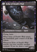 Tribute to Horobi // Echo of Death's Wail (NEO-124) - Kamigawa: Neon Dynasty: (fandfc, enchantment) Foil