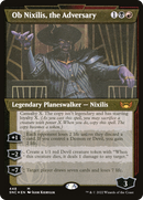 Ob Nixilis, the Adversary (SNC-448) - Streets of New Capenna: (Showcase) Etched Foil