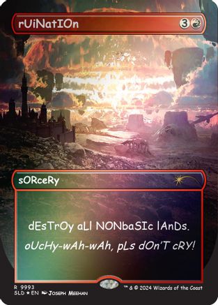 rUiNatIOn (Rainbow Foil) (SLD-9993) - Secret Lair Drop Series Foil