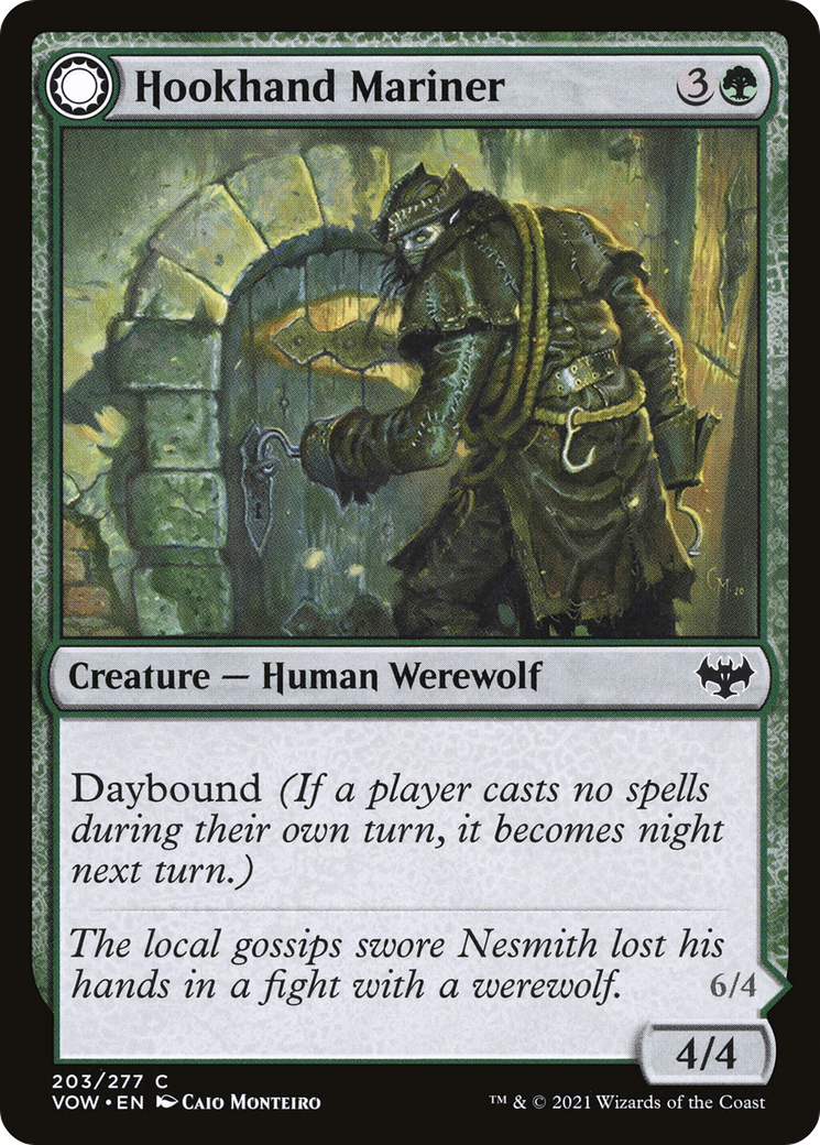 Hookhand Mariner // Riphook Raider (VOW-203) - Innistrad: Crimson Vow: (Double Faced Transform)