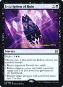 Inscription of Ruin (PRE-108) - Zendikar Rising Promos Foil
