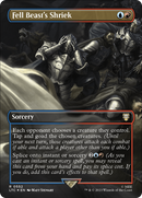 Fell Beast's Shriek (LTC-552) - Tales of Middle-earth Commander (Borderless) Foil