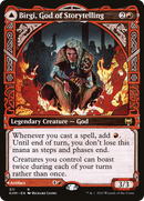 Birgi, God of Storytelling // Harnfel, Horn of Bounty (KHM-311) - Kaldheim: (Showcase) Foil