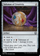 Talisman of Creativity (Ripple Foil) (M3C-308) - Modern Horizons 3 Commander Foil