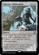 Selective Obliteration (Ripple Foil) (M3C-035) - Modern Horizons 3 Commander Foil