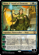 Nissa, Steward of Elements (Ripple Foil) (M3C-270) - Modern Horizons 3 Commander Foil