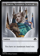 Emblem - Tamiyo, Seasoned Scholar // Energy Reserve Double-Sided Token (MH3-35 // 36) - Modern Horizons 3