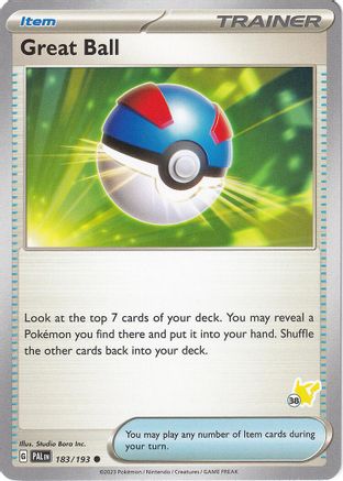 Great Ball (183/193) (Pikachu Stamp