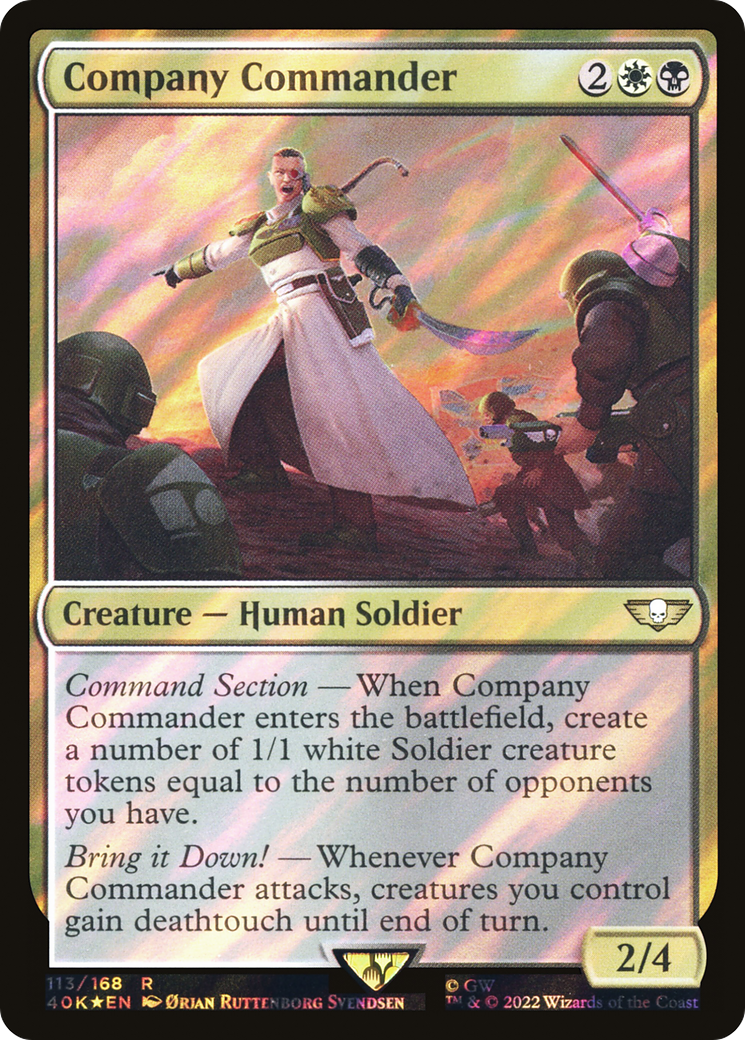 Company Commander (40K-113★) - Warhammer 40,000 Commander Foil