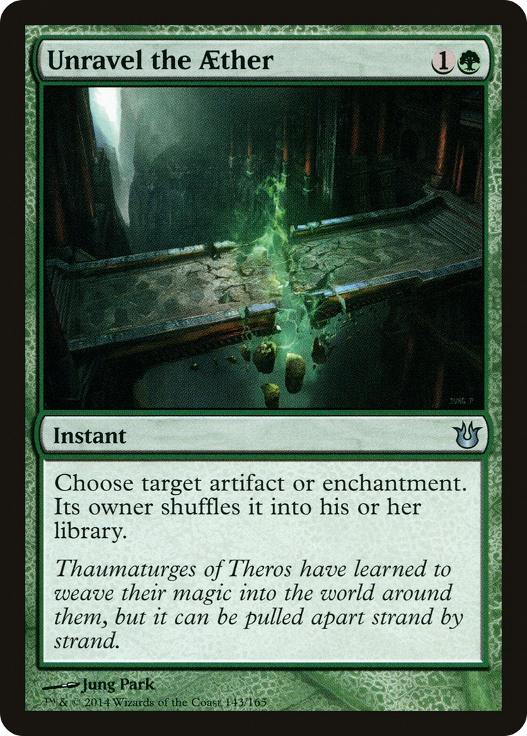 Unravel the Aether (BNG-143) - Born of the Gods