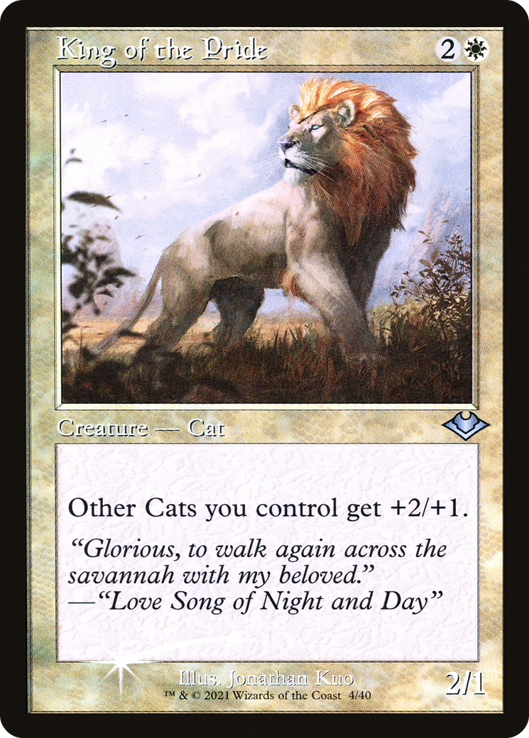 King of the Pride (MH1-004) - Modern Horizons 1 Timeshifts Foil