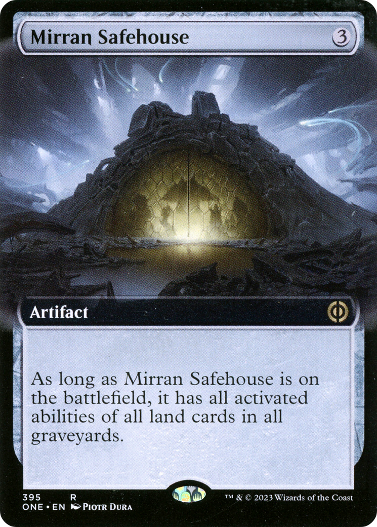 Mirran Safehouse (ONE-395) - Phyrexia: All Will Be One: (Extended Art)
