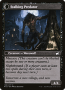 Shady Traveler // Stalking Predator (MID-120) - Innistrad: Midnight Hunt: (Double Faced Transform)