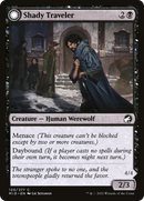 Shady Traveler // Stalking Predator (MID-120) - Innistrad: Midnight Hunt: (Double Faced Transform) Foil