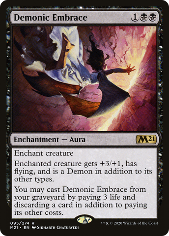 Demonic Embrace (M21-095) - Core Set 2021