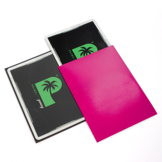 Palms Off Gaming Blackout Deck Sleeves Pink - Standard Size