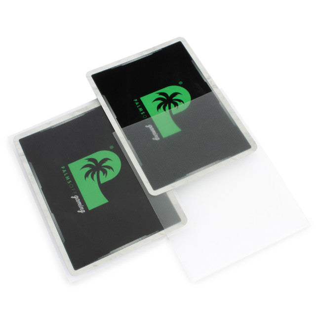 Palms Off Gaming Blackout Deck Sleeves Clear - Standard Size