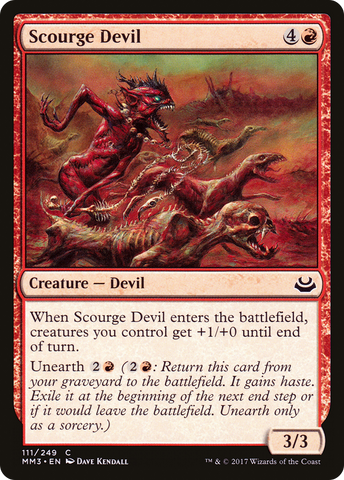 Scourge Devil (MM3-111) - Modern Masters 2017 Foil