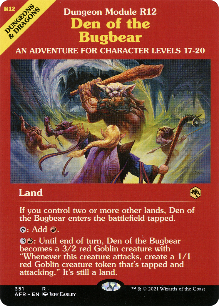 Den of the Bugbear (AFR-351) - Adventures in the Forgotten Realms: (Showcase)