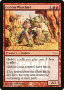 Goblin Warchief (FNM-) - Friday Night Magic 2006 Foil