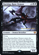 Burning-Rune Demon (PRE-081) - Kaldheim Promos Foil