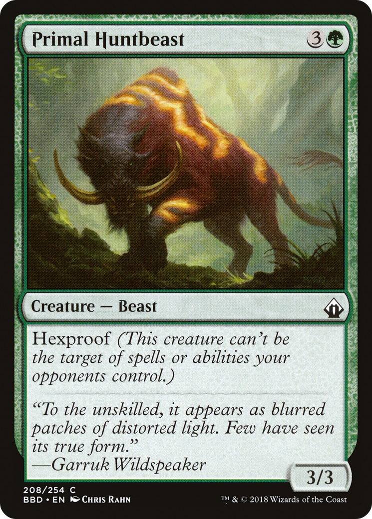 Primal Huntbeast (BBD-208) - Battlebond Foil