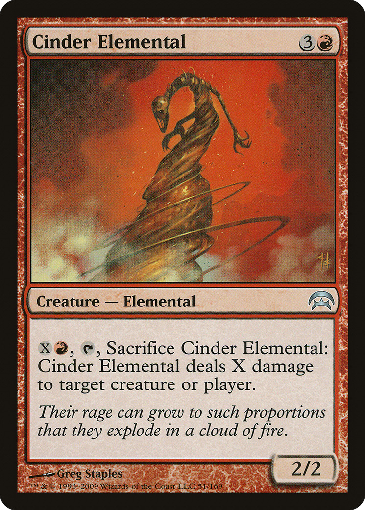 Cinder Elemental (HOP-051) - Planechase