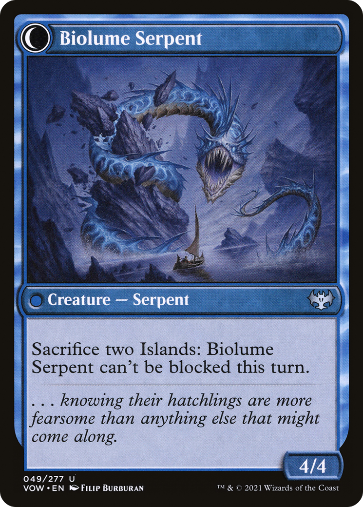 Biolume Egg // Biolume Serpent (VOW-049) - Innistrad: Crimson Vow: (Double Faced Transform) Foil