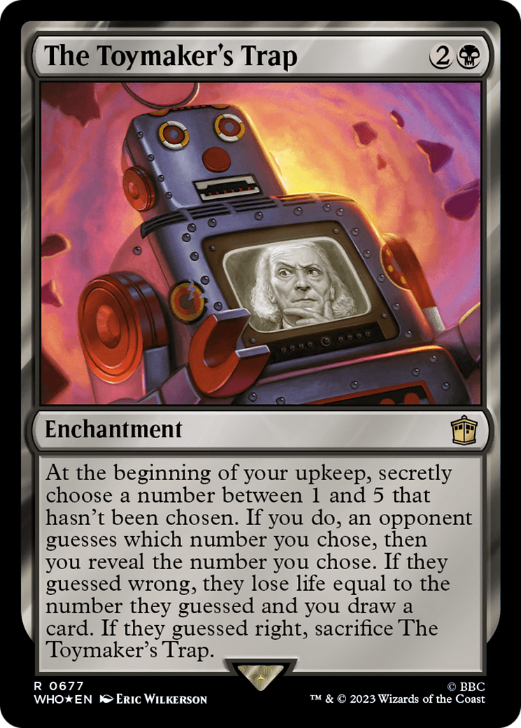 The Toymaker's Trap (WHO-677) - Doctor Who Foil