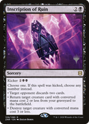 Inscription of Ruin (PPZNR-108) - Zendikar Rising Promos Foil