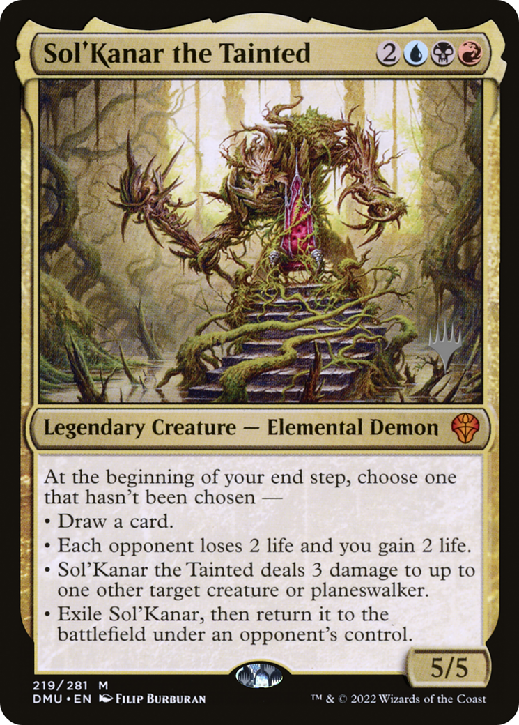 Sol'Kanar the Tainted (PPDMU-219P) - Dominaria United Promos