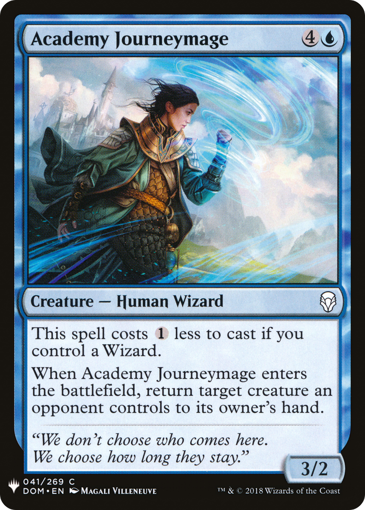 Academy Journeymage (LIST-DOM-41) - The List