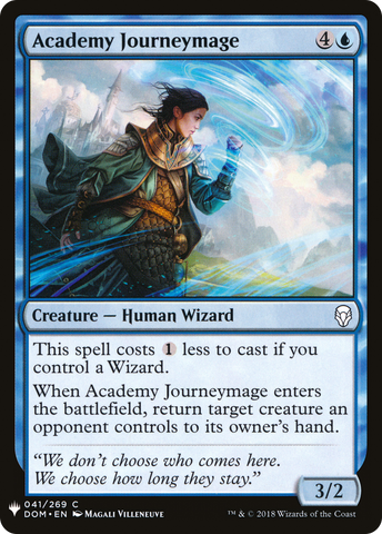 Academy Journeymage (LIST-DOM-41) - The List