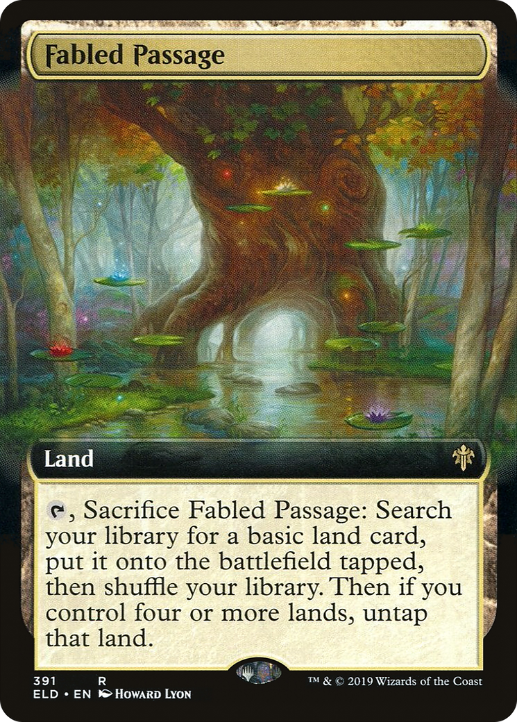 Fabled Passage (ELD-391) - Throne of Eldraine: (Extended Art) Foil