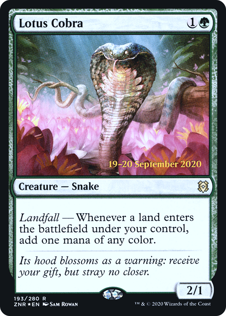 Lotus Cobra (PRE-193S) - Zendikar Rising Promos Foil