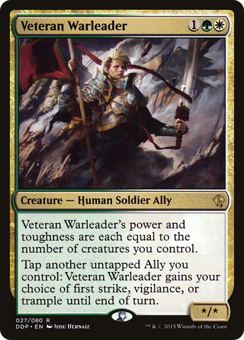 Veteran Warleader (DDP-027) - Duel Decks: Zendikar vs. Eldrazi
