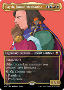 Cayth, Famed Mechanist (Borderless) (M3C-010) - Modern Horizons 3 Commander (Borderless)