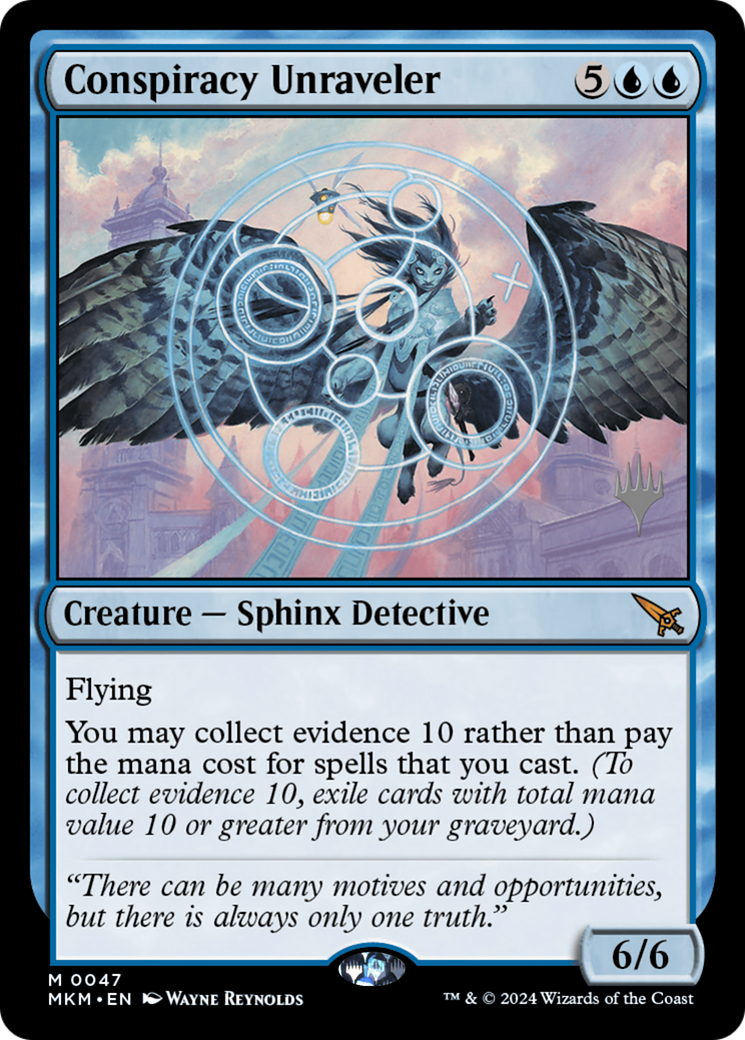 Conspiracy Unraveler (PPMKM-047) - Murders at Karlov Manor Promos