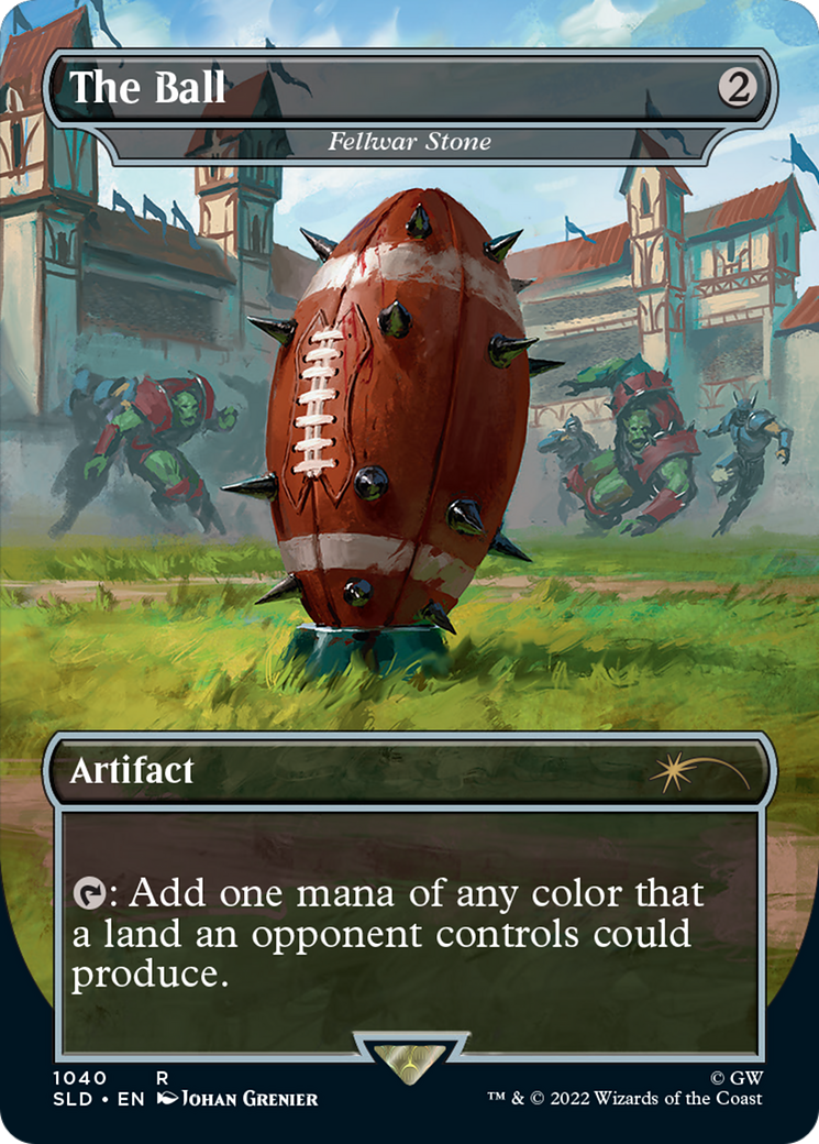 Fellwar Stone (SLD-1040) - Secret Lair Drop / The Ball (Borderless) Foil