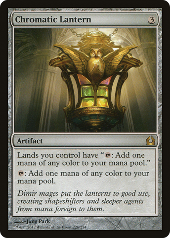 Chromatic Lantern (RTR-226) - Return to Ravnica