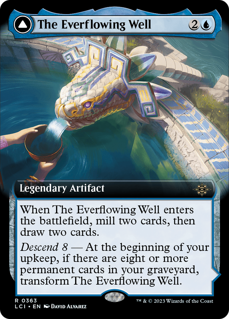 The Everflowing Well // The Myriad Pools (LCI-363) - The Lost Caverns of Ixalan: (Extended Art)