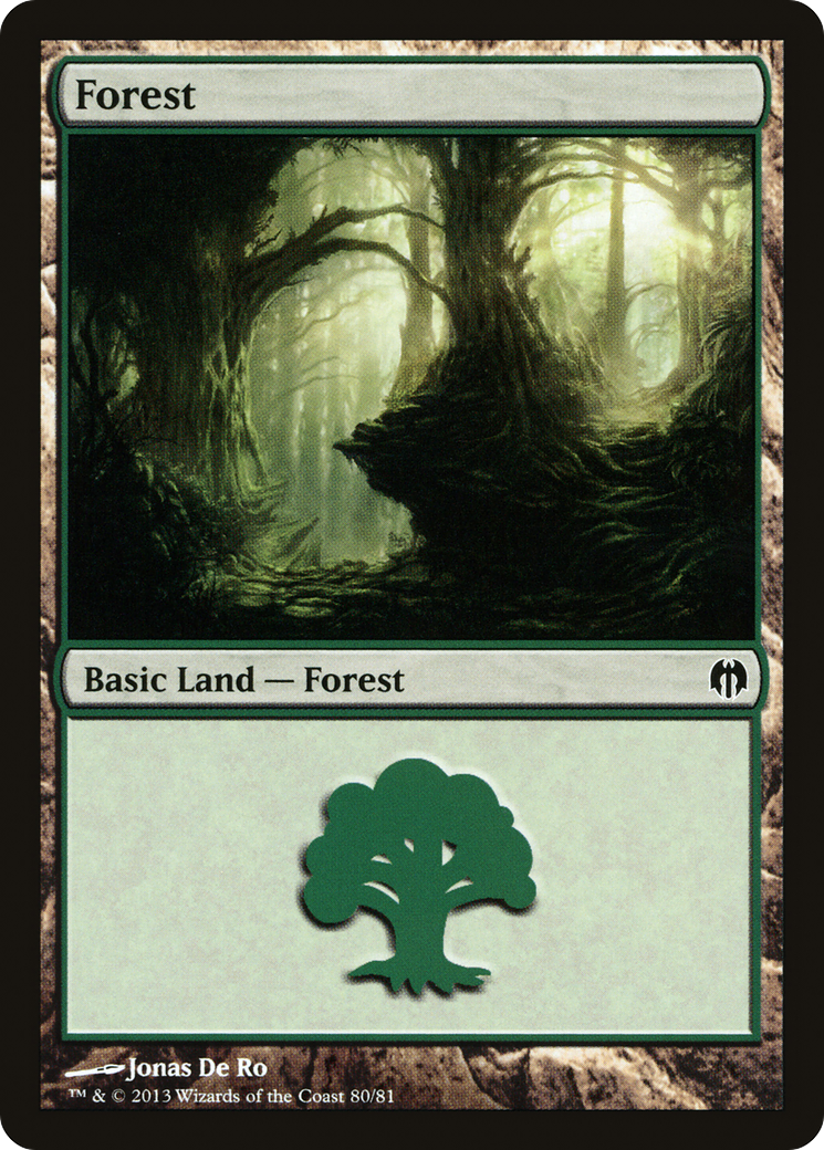 Forest (DDL-080) - Duel Decks: Heroes vs. Monsters
