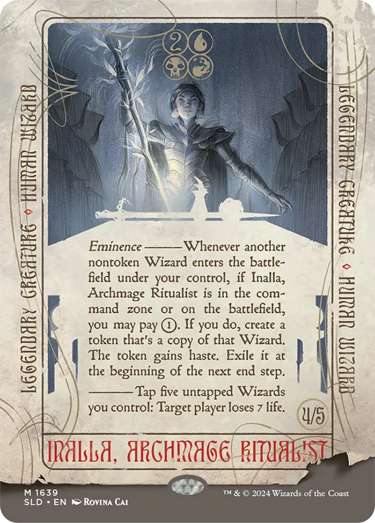 Inalla, Archmage Ritualist (SLD-1639) - Secret Lair Drop (Borderless)