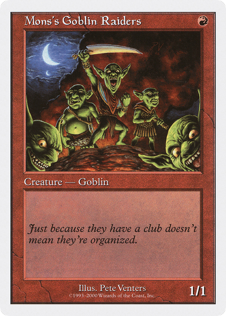 Mons's Goblin Raiders (S00-032) - Starter 2000