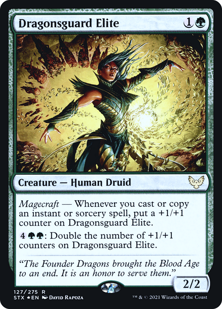 Dragonsguard Elite (PRE-127) - Strixhaven: School of Mages Promos Foil