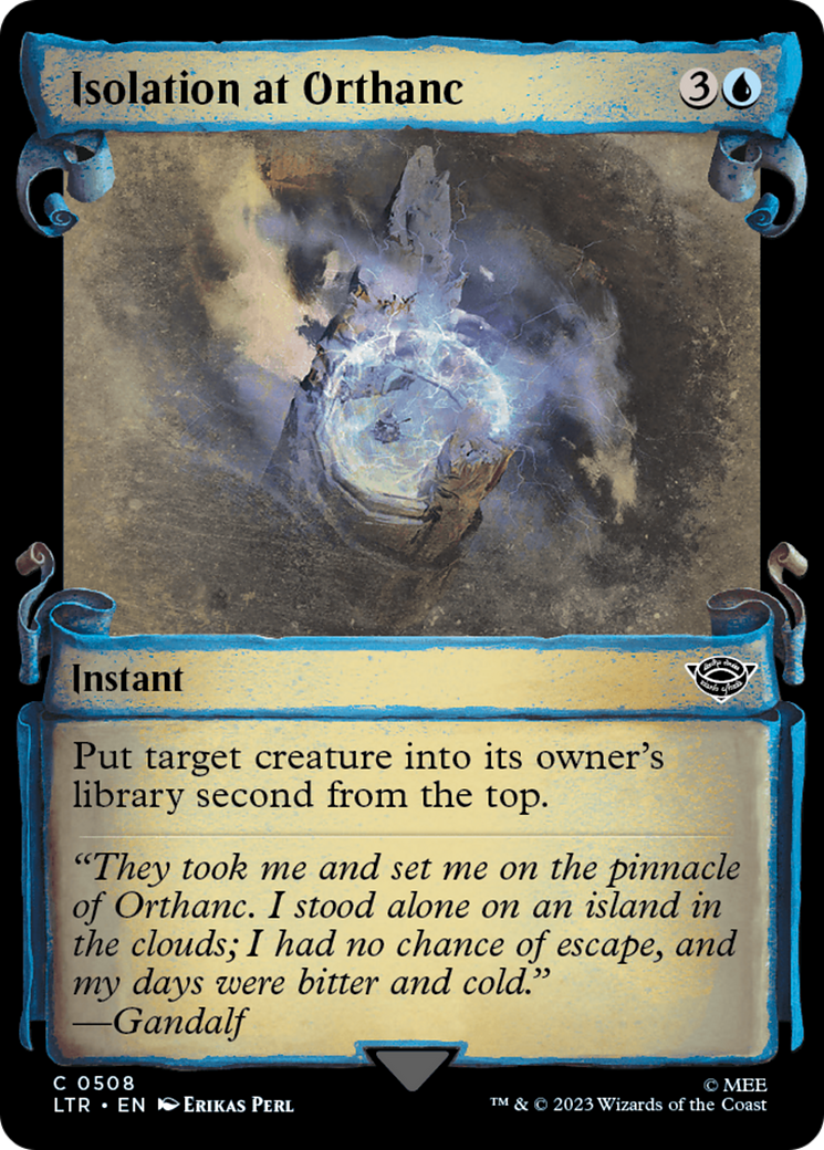 Isolation at Orthanc (LTR-508) - The Lord of the Rings: Tales of Middle-earth: (Showcase)